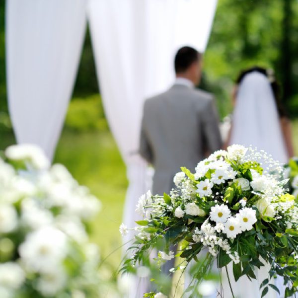 Out Of Focus Marriage Ceremony